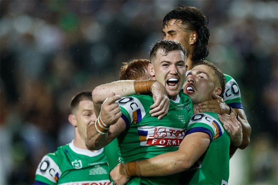 Canberra’s brilliant new half announces himself to NRL