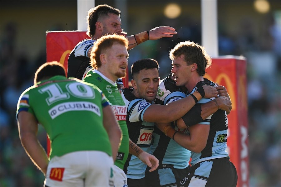 Raiders ‘self-destruct’ as Sharks snap losing streak