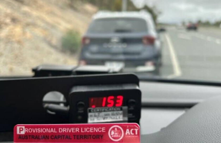 P-plater caught more than 60km/h over limit