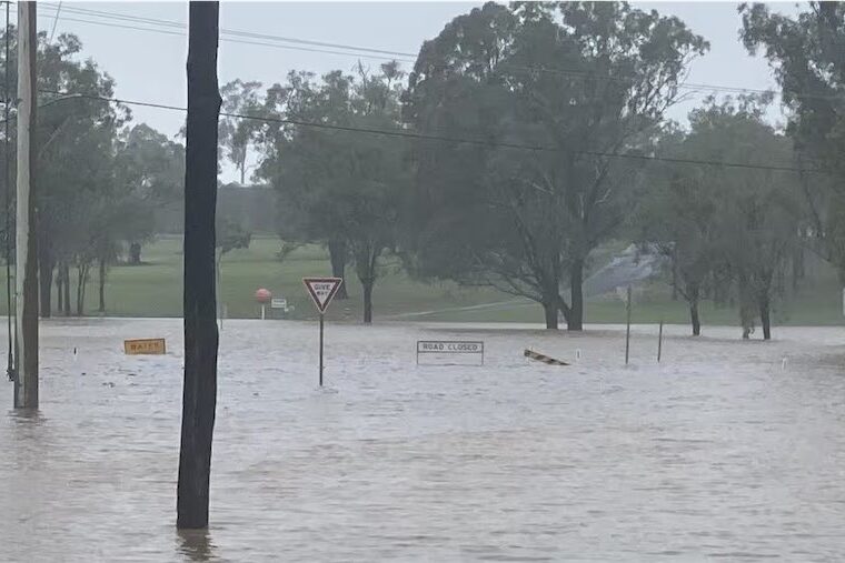 Water, water everywhere as big wet inundates states