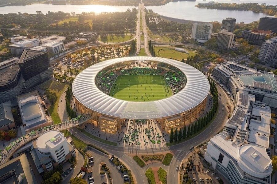 Suddenly, the stadium joke started to snowball 