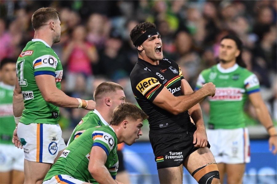 Cleary delivers lesson as Panthers overcome Raiders