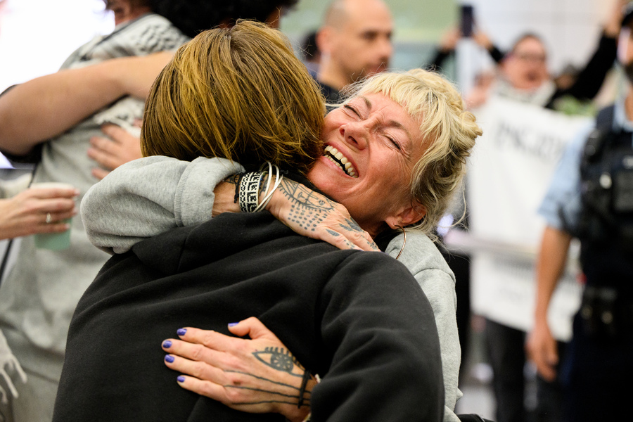 ‘Absolute hell’: emotional return for flotilla group