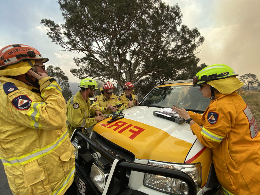 Prescribed ecological burn underway in Kowen