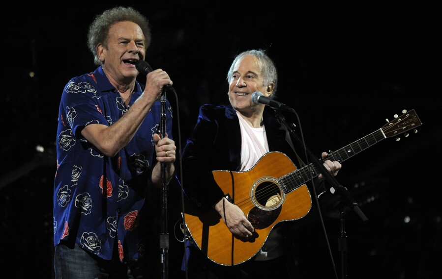 Art Garfunkel and Paul Simon in harmony again