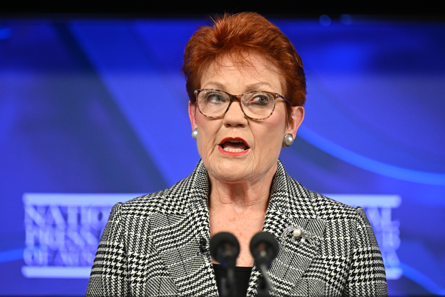 Hanson’s brush with far-right targets Muslims, vaccines