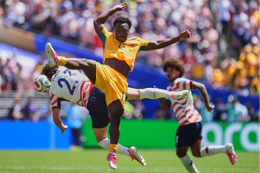 Civic outdoor screening for Socceroo games