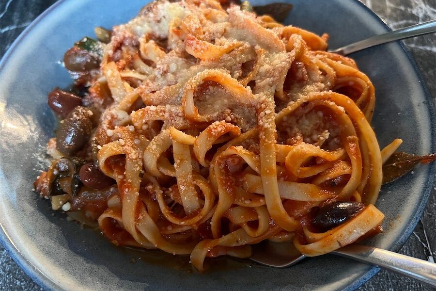 Pasta at Campbell that’s Knot too pricey