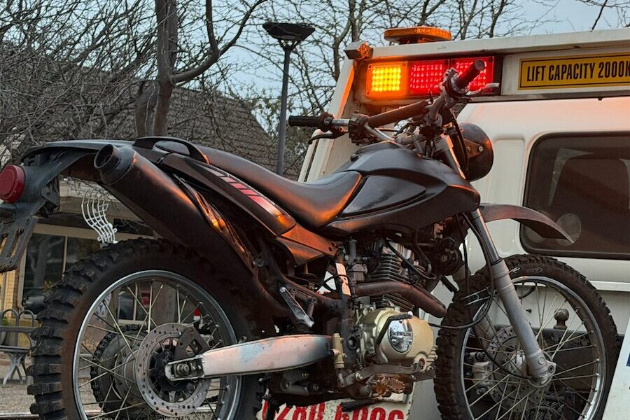 Unlicensed teen’s unroadworthy trail bike seized