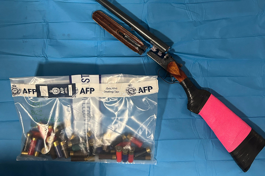 Shotgun, ammunition seized in Chifley