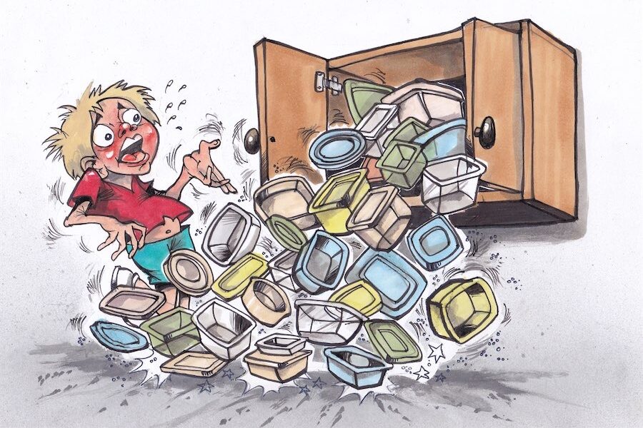 First the container, now find the lid that fits it!