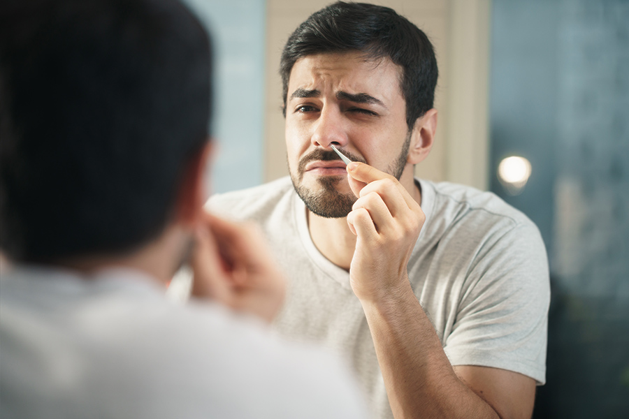What's with all this nose and ear hair popping out?