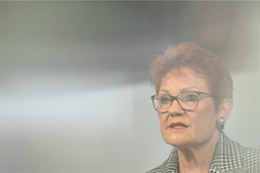 ‘Don’t apologise for being white’: Hanson caps UK visit