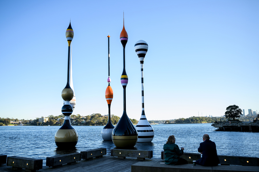 At 23m high, how does this floating artwork stand up?