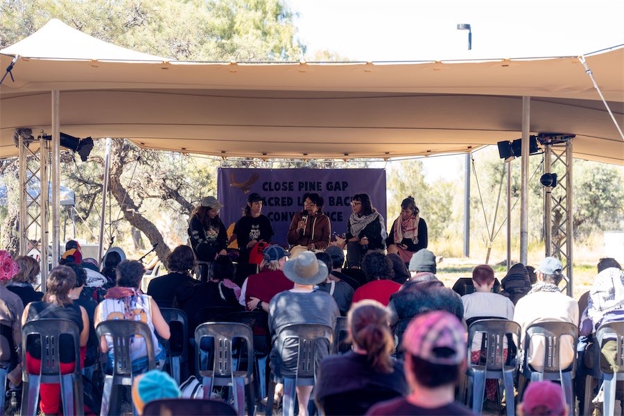 Traditional owners call for Pine Gap spy base shutdown