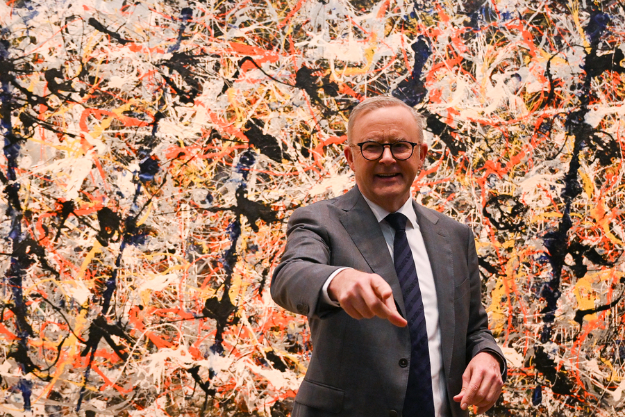 Controversial artwork takes up pole position in west