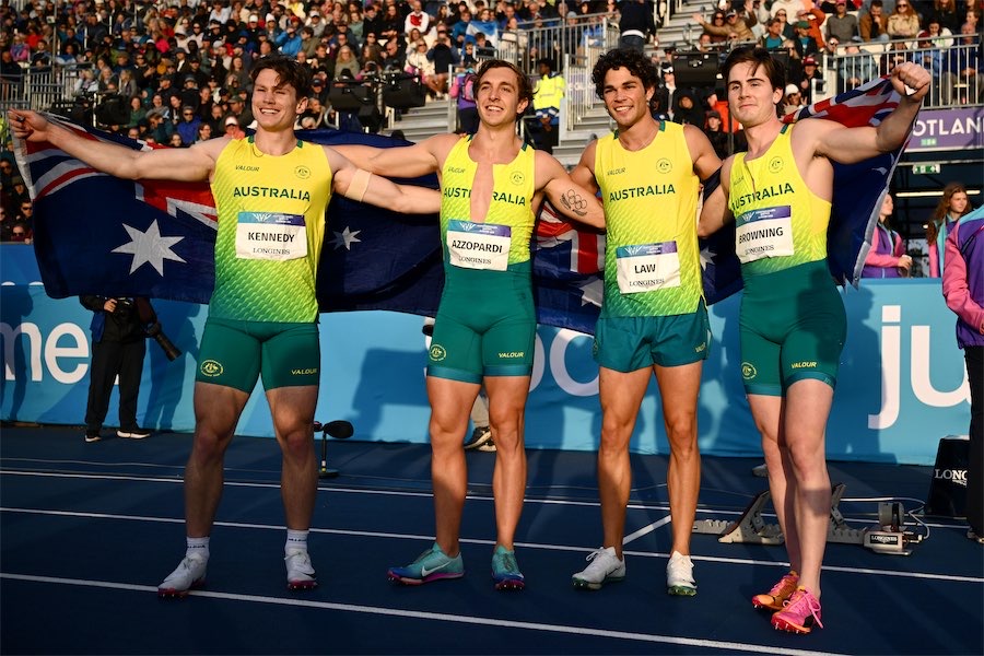 Kennedy leads Aussie men to Games relay gold