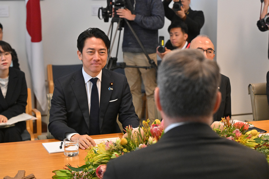 Missiles but no melons: Canberra hosts Japan minister