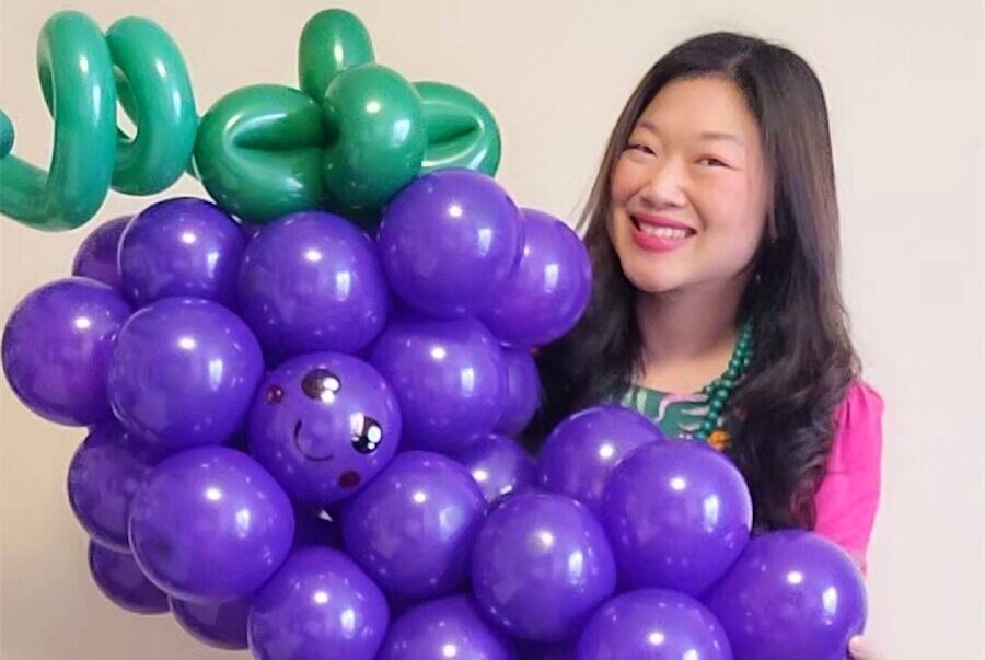 Dr Chloe’s balloon magic has a healthy message