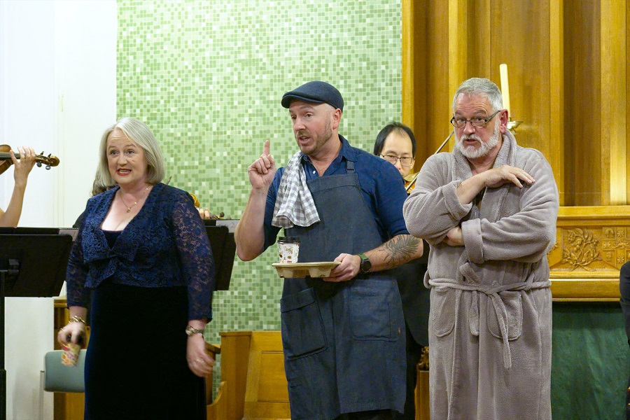 Bach served with musical flair and theatrical wit