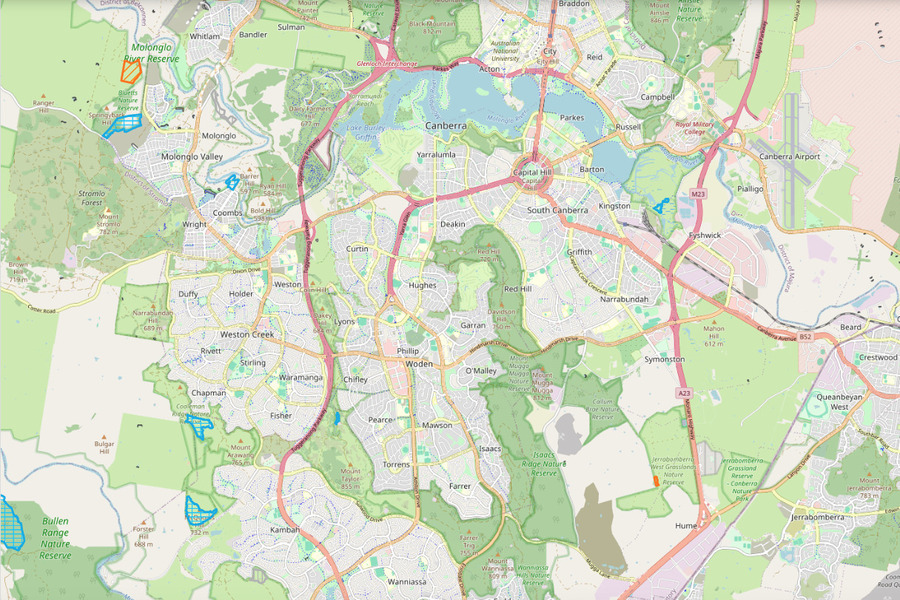Prescribed burns underway near Molonglo, Hume