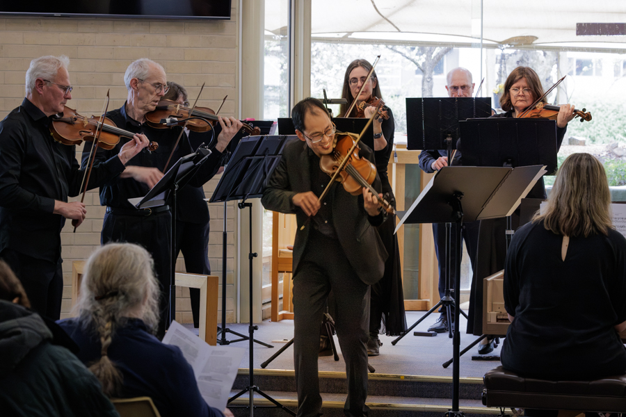 Baroque concert blossoms with colour and wit