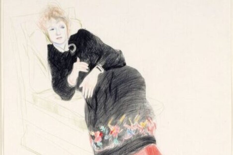 Portraits offer an intimate glimpse of Hockney