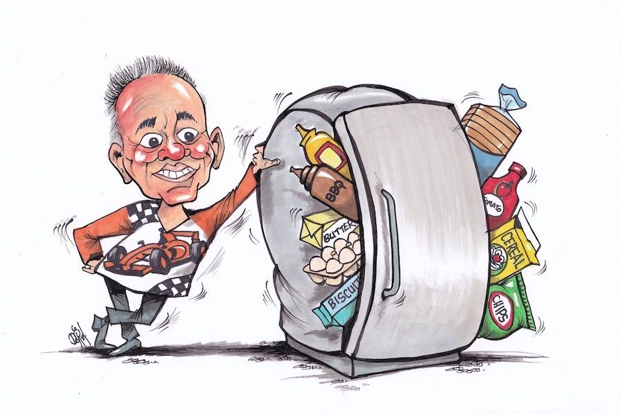 The cupboard can wait, squeeze it into the fridge