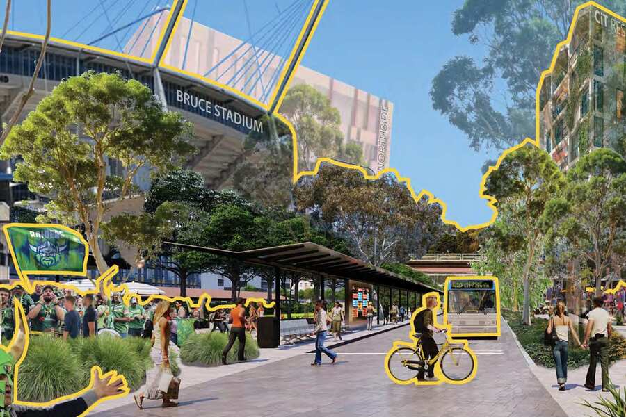 Stadium uncertainty dogs $10m Bruce master plan