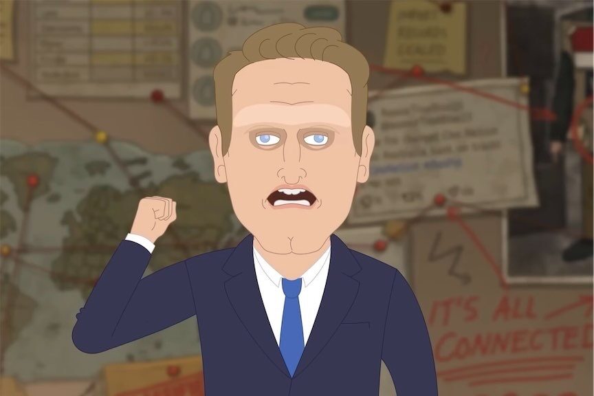 Pauline's dangerous and captivating propaganda cartoon