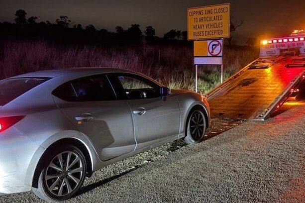 Woman caught speeding in defective car