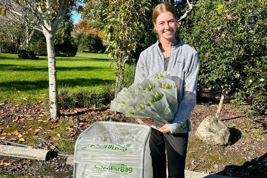Flower farmers’ daughter takes on blooming rubbish