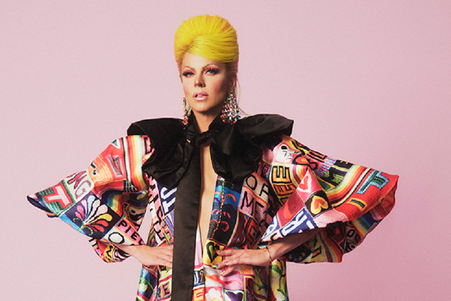 Courtney Act takes centre stage on canvas