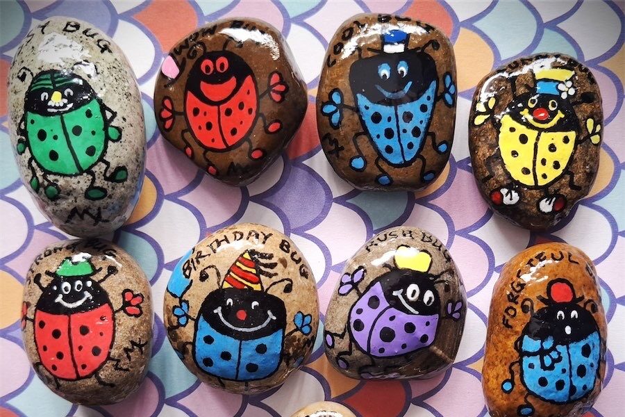 Little painted rocks that come with a big smile 